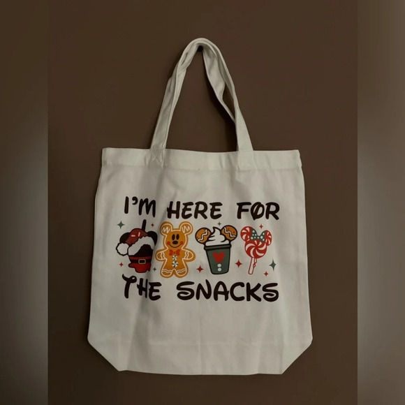 Disney Holiday Snacks Tote Bag - Picture 1 of 1